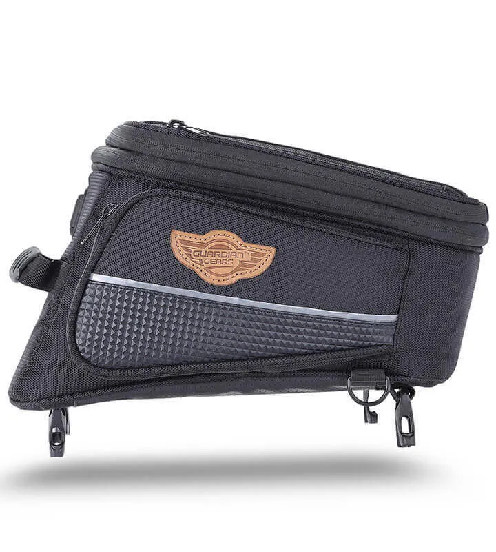 Alpha Semi Hard Universal (Non-Magnetic) Tank Bag with Waterproof Dry Bag 20Ltrs
