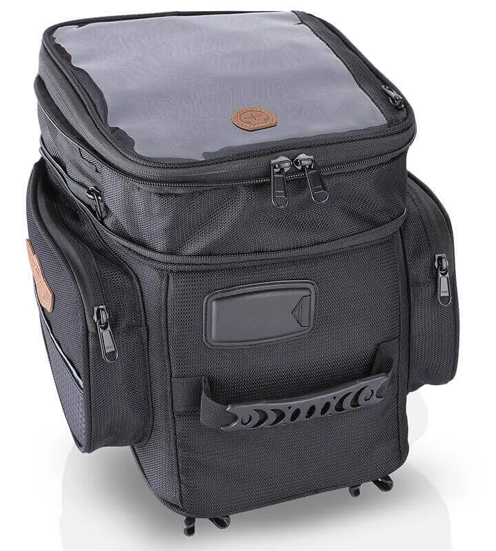 Alpha Semi Hard Universal (Non-Magnetic) Tank Bag with Waterproof Dry Bag 20Ltrs