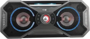 Altec Lansing Mix 2.0 - Waterproof Bluetooth Speaker with Strong Bass, Portable Speaker for Travel & Outdoor Use (Gray) - (Renewed)