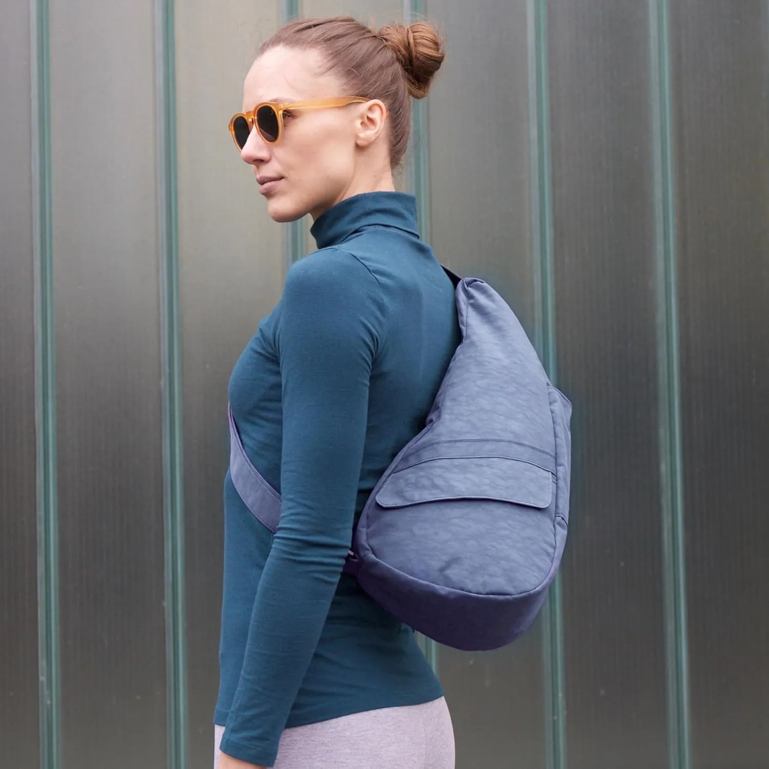 AmeriBag 17" Nylon Crossbody Sling Healthy Back Bag