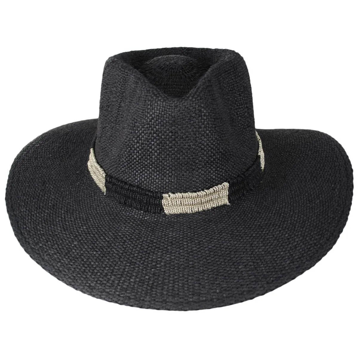 Angelina Toyo Straw Fedora Hat