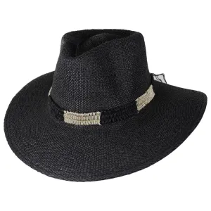 Angelina Toyo Straw Fedora Hat