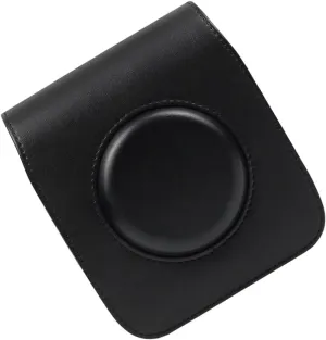 Angoily Protective PU Leather Camera Bag with Strap for Square Stylish Retro Design Shock for Instant Camera Accessories