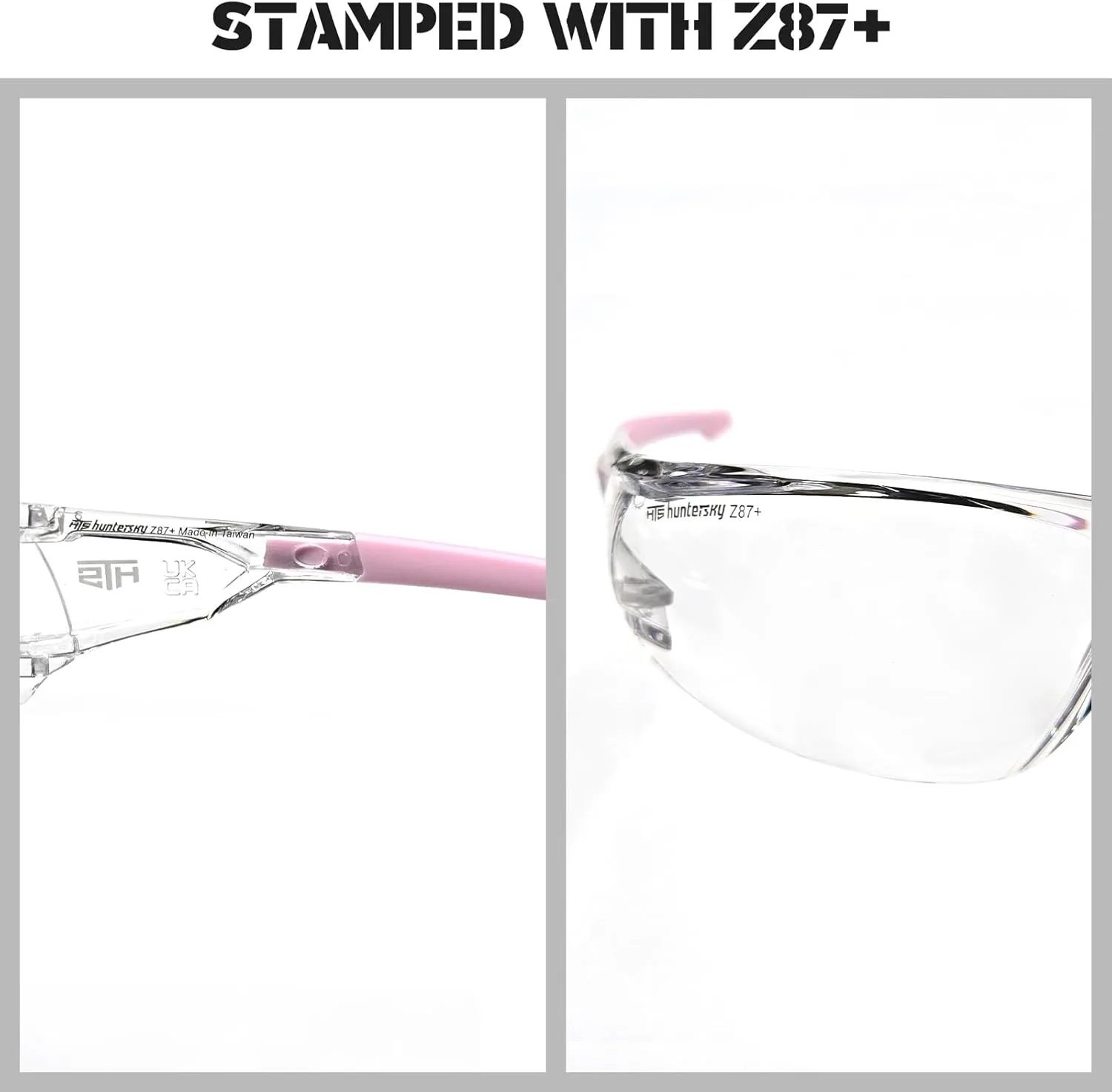 ANSI Z87.1 Anti-Fog Wrap-Around Clear Safety Glasses, Pickleball lab chemistry goggles with Scratch Resistant
