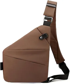 Anti Theft Bag for Women Men, Personal Flex Travel Purses Anti Theft Crossbody Bags Multi Pocket Bag