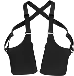 Anti Theft Harness For Men, Men Anti Underarm Shoulder Bag Adjustable PU Leather Strap Wallet Bag Outdoor Phone