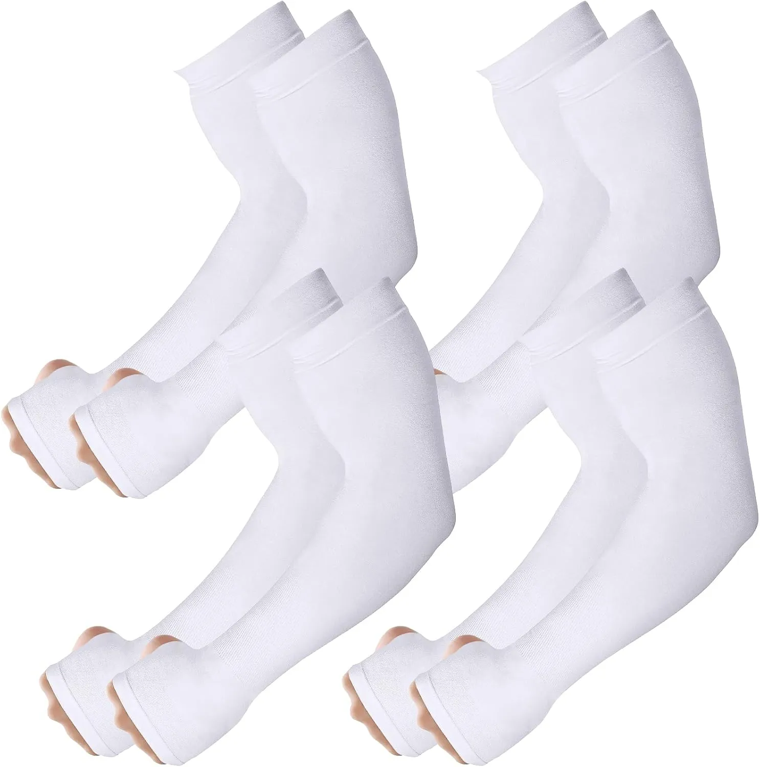 Arm Sleeves for Men Women to Cover Arms with Thumb Holes, Sun UV Protection Arm Warmers, for Volleyball Football Golf