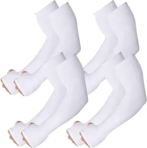 Arm Sleeves for Men Women to Cover Arms with Thumb Holes, Sun UV Protection Arm Warmers, for Volleyball Football Golf