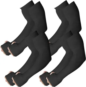 Arm Sleeves for Men Women to Cover Arms with Thumb Holes, Sun UV Protection Arm Warmers, for Volleyball Football Golf
