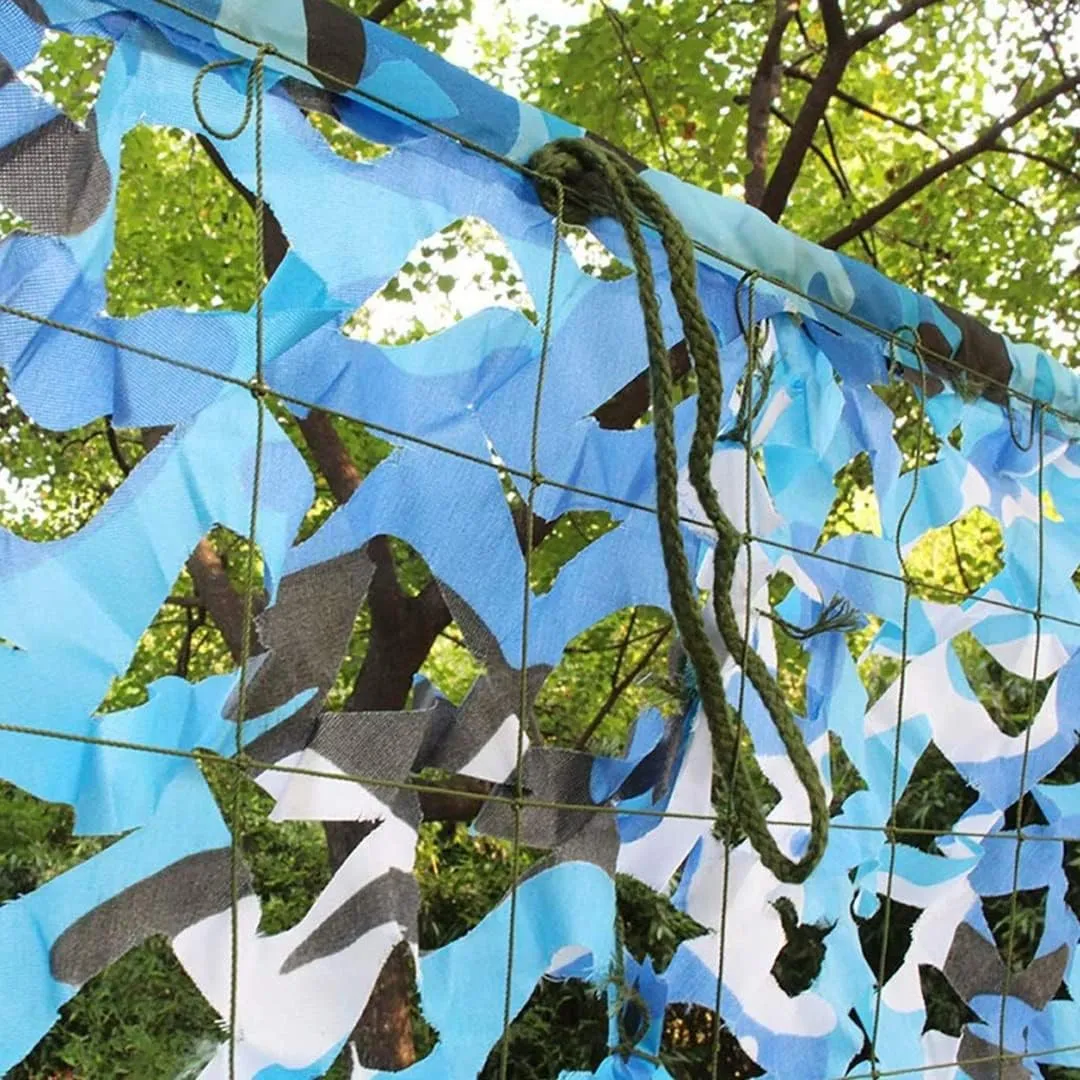 Army Camouflage Netting, Outdoor Hunting Camping Shade Net, Sun Protection/Breathable/Anti-UV 1x1m 1.5x2m 2x3m 2.5x3m 3x4m 4x6m 5x6m 6x7m 8x10m