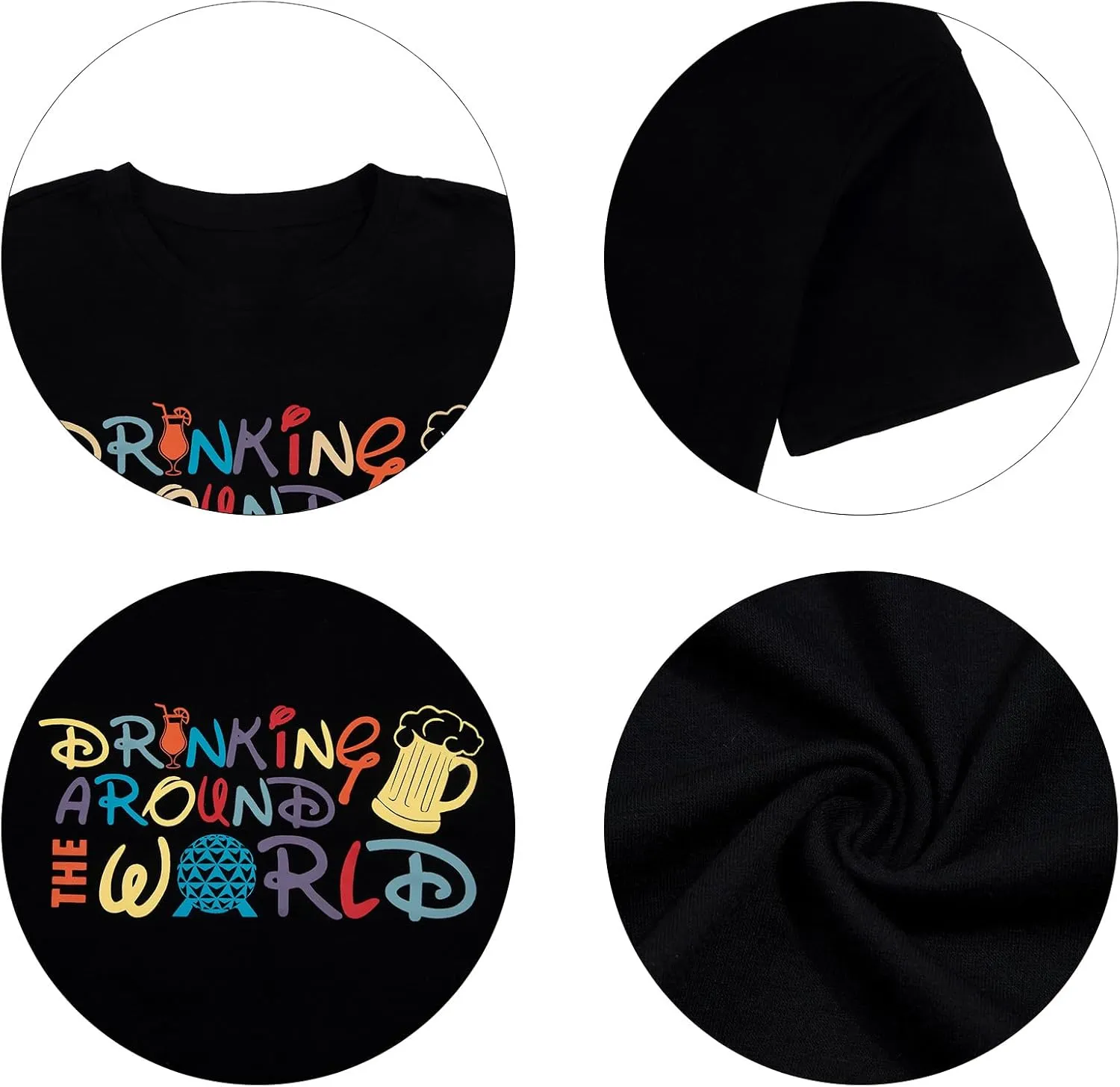 Around The World Shirt Women Magical Oversized Shirt Funny Magic Tour Graphic Tees Funny Traveler Vacation Short Sleeve Top