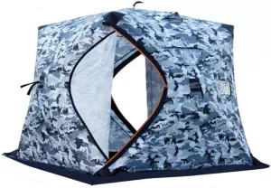 ASSYA Outdoor Winter Camping Winter Fishing Tent Ice Fishing Shelter Bold Skeleton, Strong Wind Resistance, Easy to Retract Suitable for 2-3 People