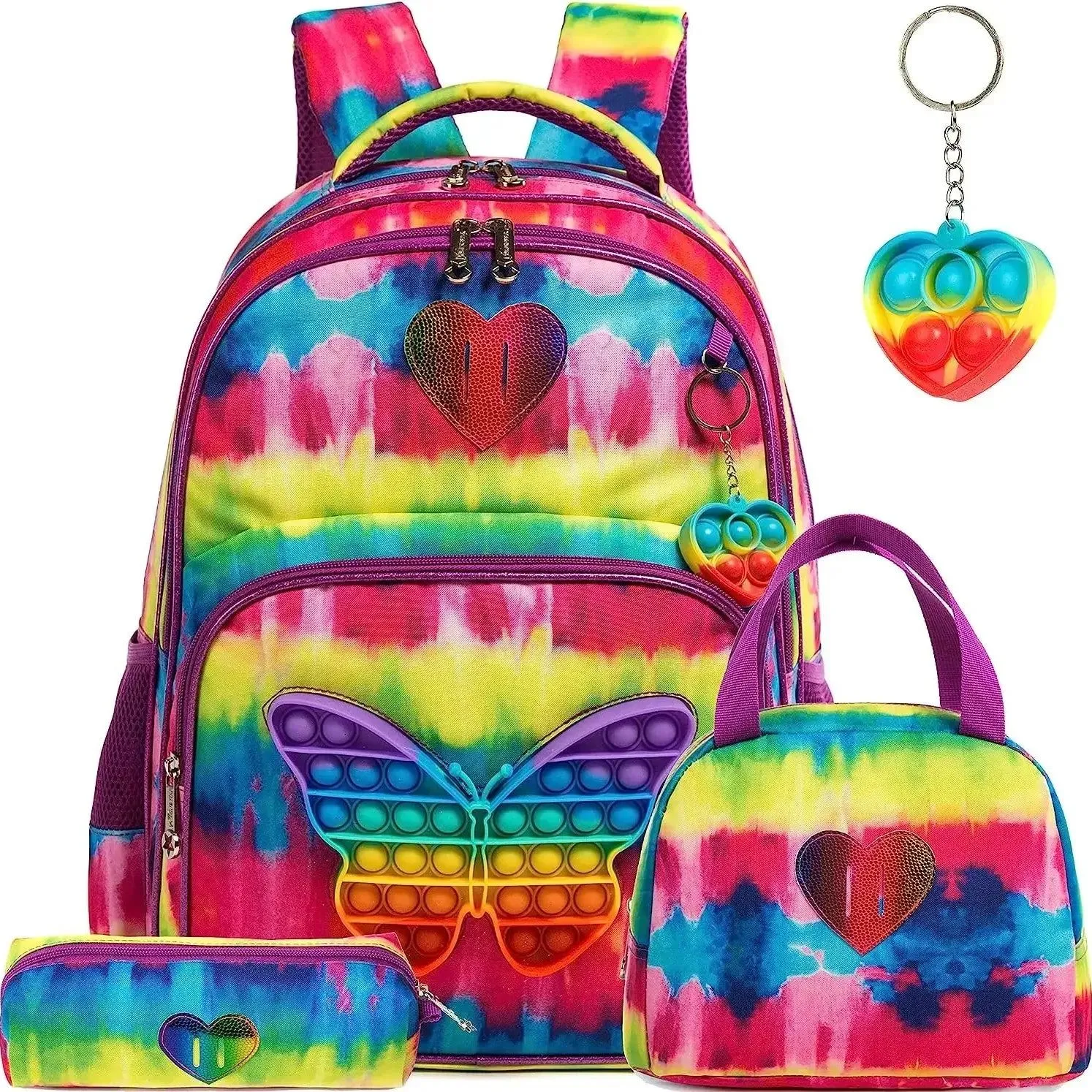 Backpack for Boys School Bag with Lunch Box for Elementary Kindergarten Kids Backpack Set for Boys School Backpack