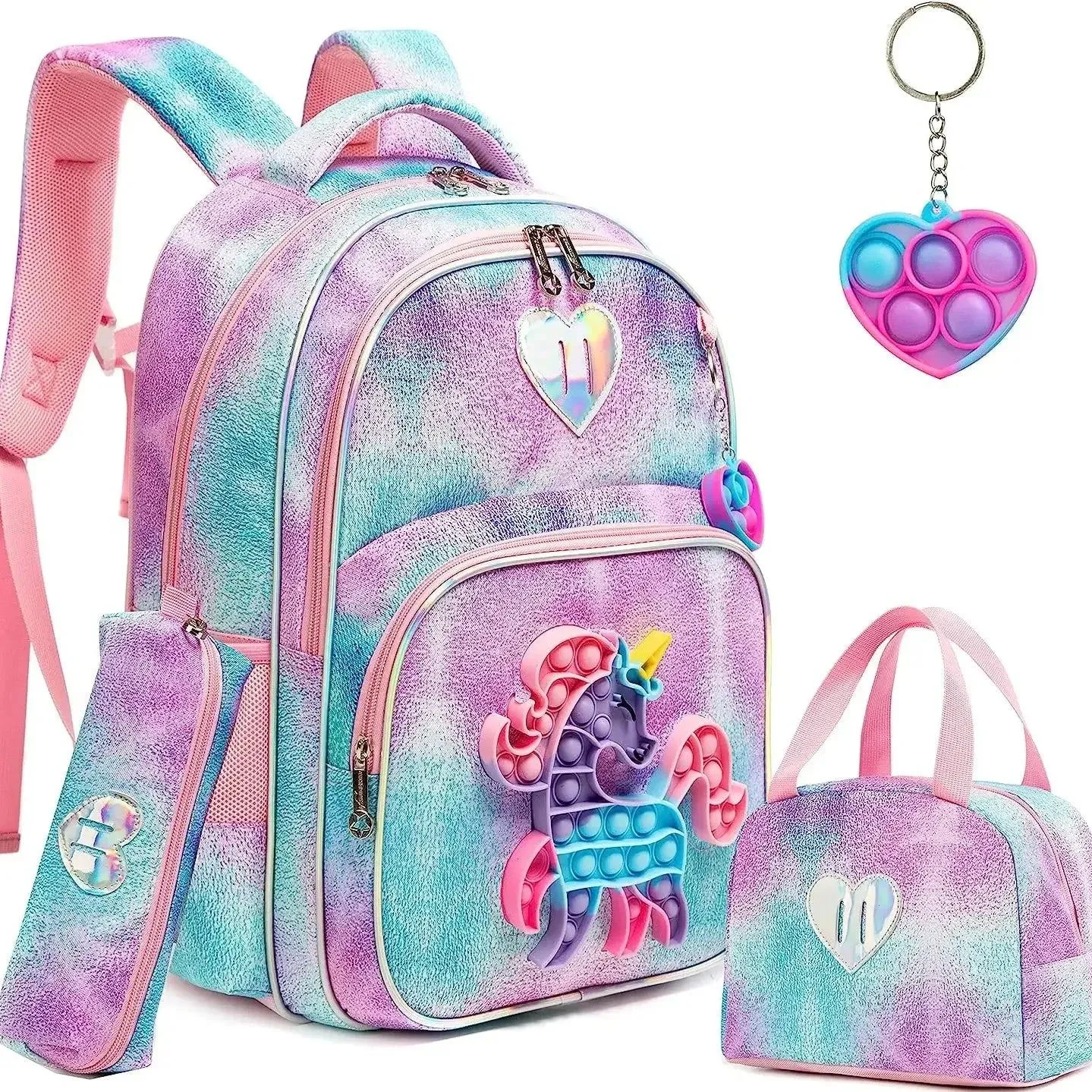 Backpack for Boys School Bag with Lunch Box for Elementary Kindergarten Kids Backpack Set for Boys School Backpack
