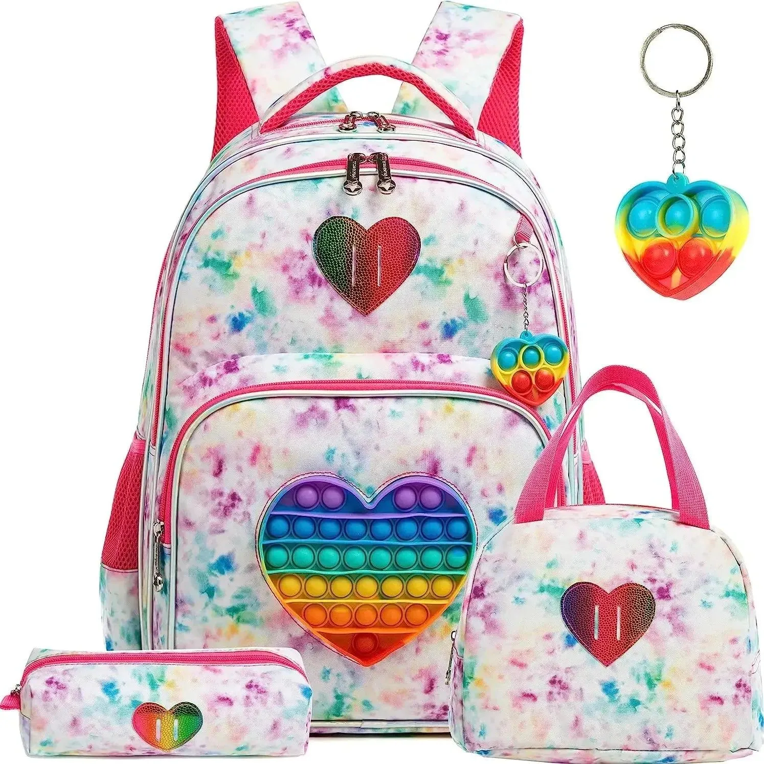 Backpack for Boys School Bag with Lunch Box for Elementary Kindergarten Kids Backpack Set for Boys School Backpack