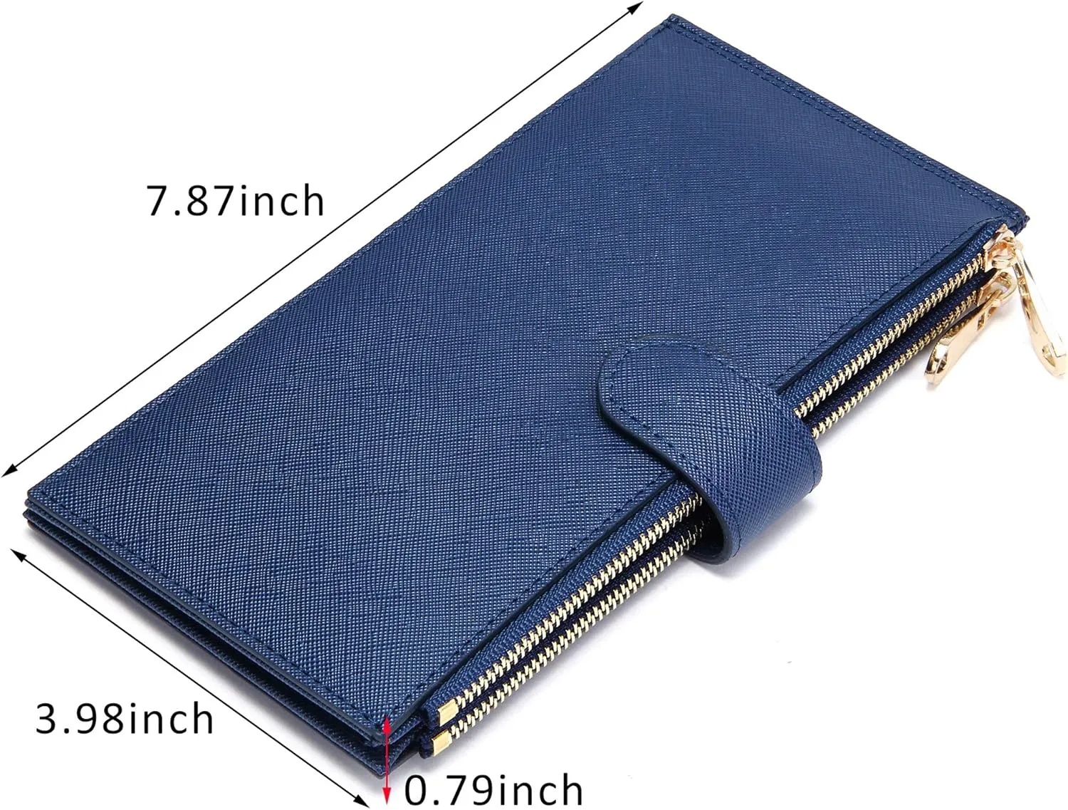 Badiya Womens Wallet RFID Blocking Bifold Multi Card Holder Wallets Large Capacity Cellphone Purse with Zipper Pocket Gift