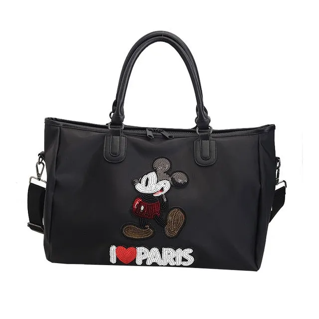 Bag Bags Bags For Waterproof Women Cartoon Luggage Duffle Large Handbag Weekend Pattern Capacity Shoulder Members-only deal Interactive Women Travel Crossbody