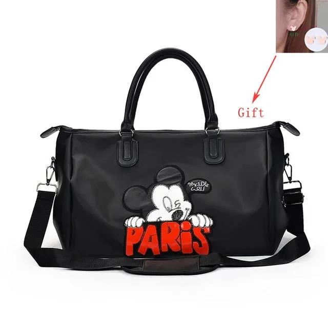 Bag Bags Bags For Waterproof Women Cartoon Luggage Duffle Large Handbag Weekend Pattern Capacity Shoulder Members-only deal Interactive Women Travel Crossbody