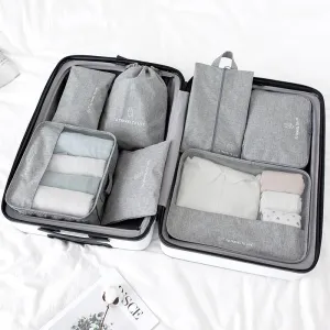 Bag Clothing 2019 Waterproof for Travel 7PCS/set Clothes Men Portable High Shoe Luggage Intelligent Packing Smart Cube Set quality Women Organizer