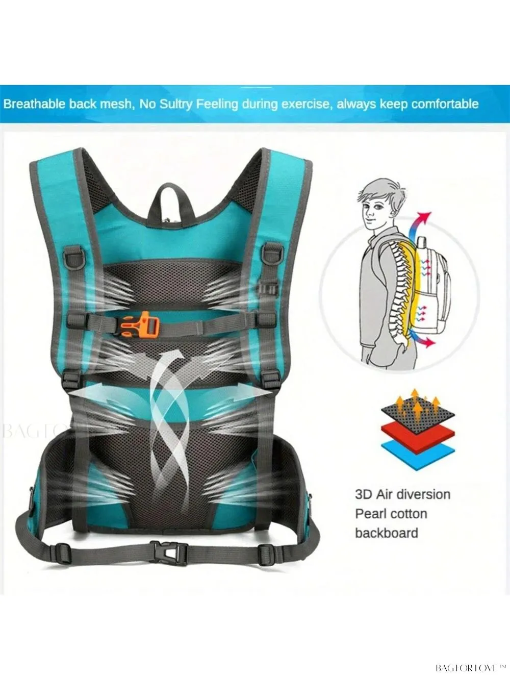 BagForLove - Foldable Leisure Pack with Ample Storage Space