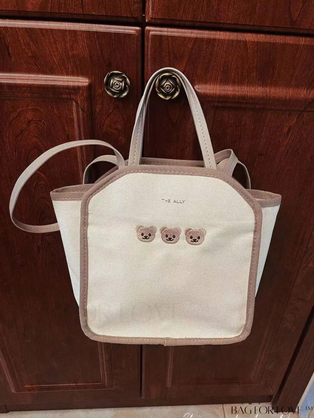 BagForLove - Lightweight Tote Bag with Stylish Cartoon Bear Pattern