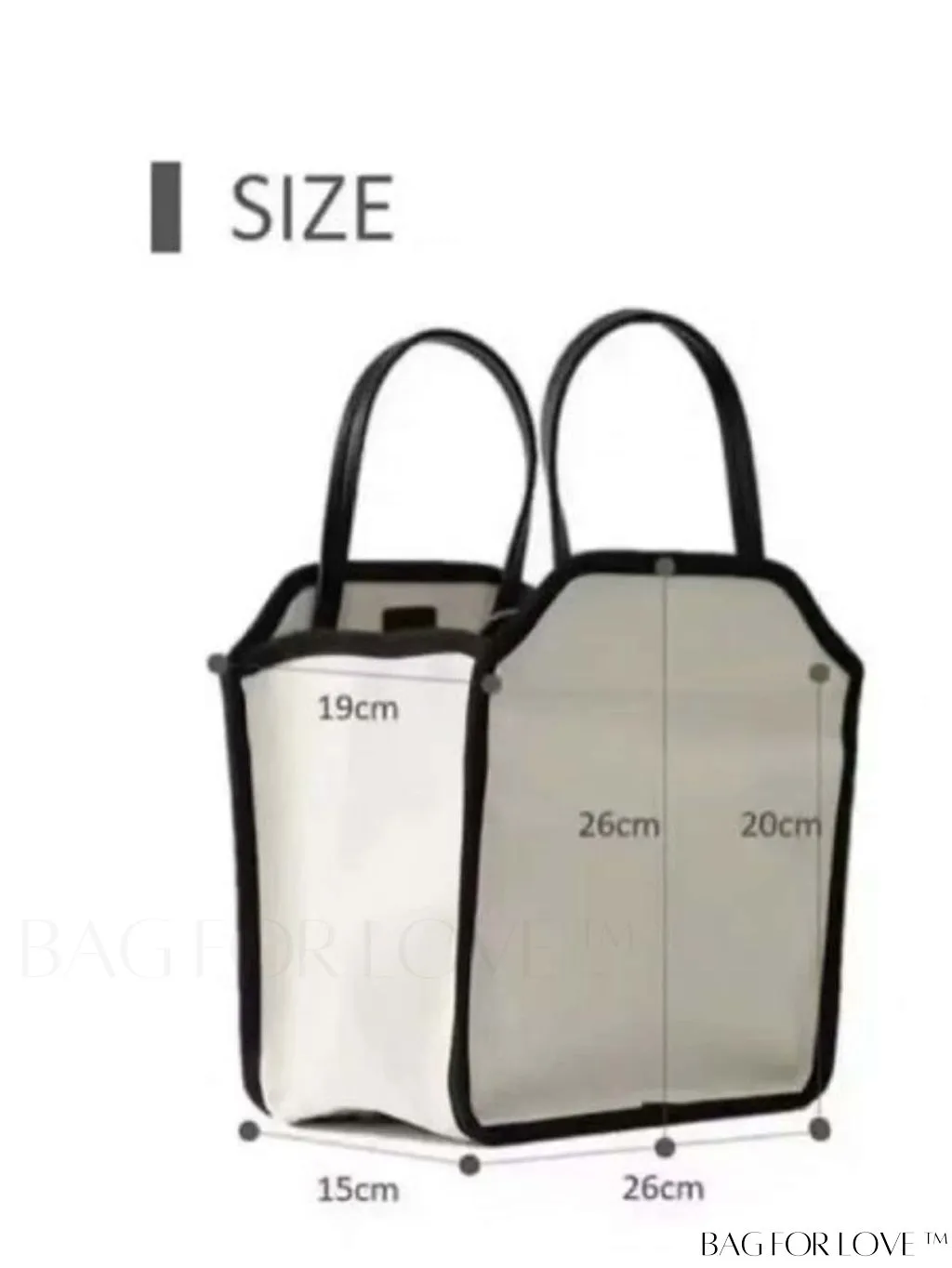 BagForLove - Lightweight Tote Bag with Stylish Cartoon Bear Pattern