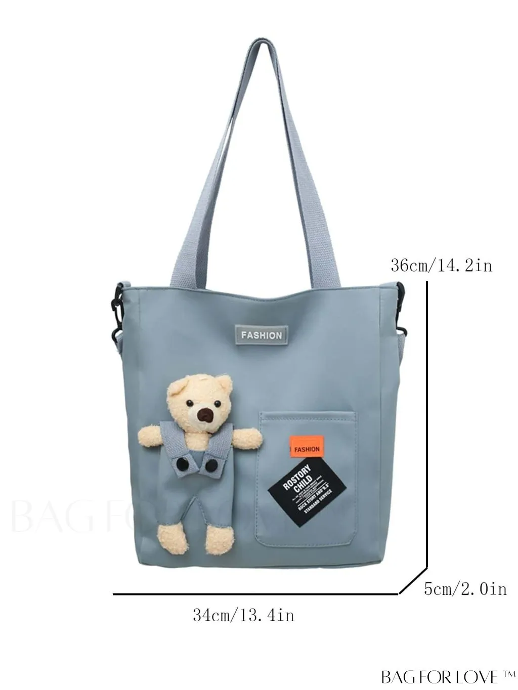 BagForLove - Minimalist Cartoon Bear Womens Shoulder Bag