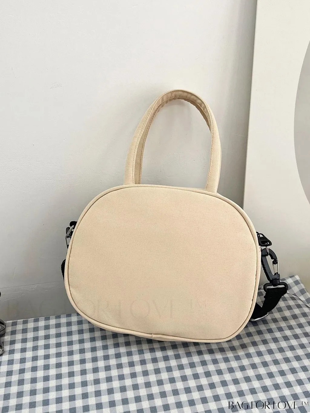 BagForLove - Nylon Circle Bag with Cute Dog Pattern and Cartoon Ear Decoration