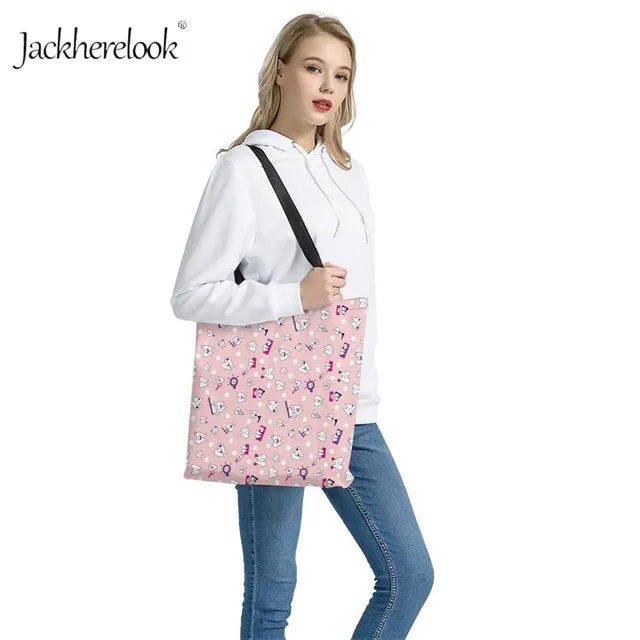 Bags Bag Shoulder Print Bags for Tooth Dental Daily Shopping Women Handbag Canvas Bag Equipment Totes Beach Limited-edition offer Design Full collection Lady's Hand