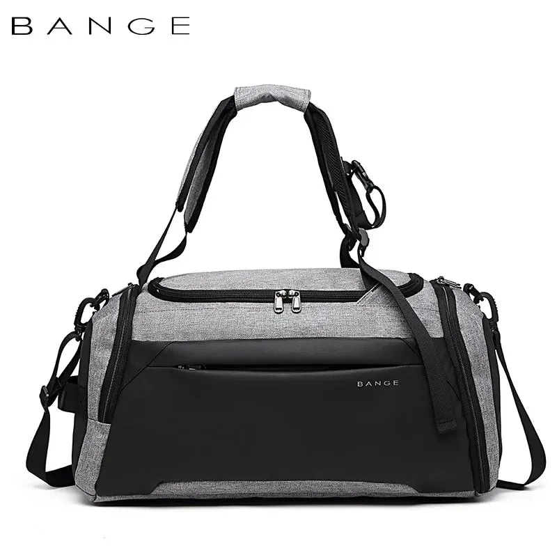Bange Men's Gym Bag – Multifunctional Waterproof Duffle for Travel