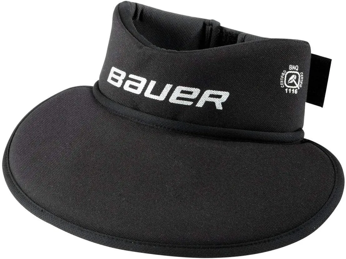 Bauer Youth NG NLP8 Core Neck Guard Bib, Black