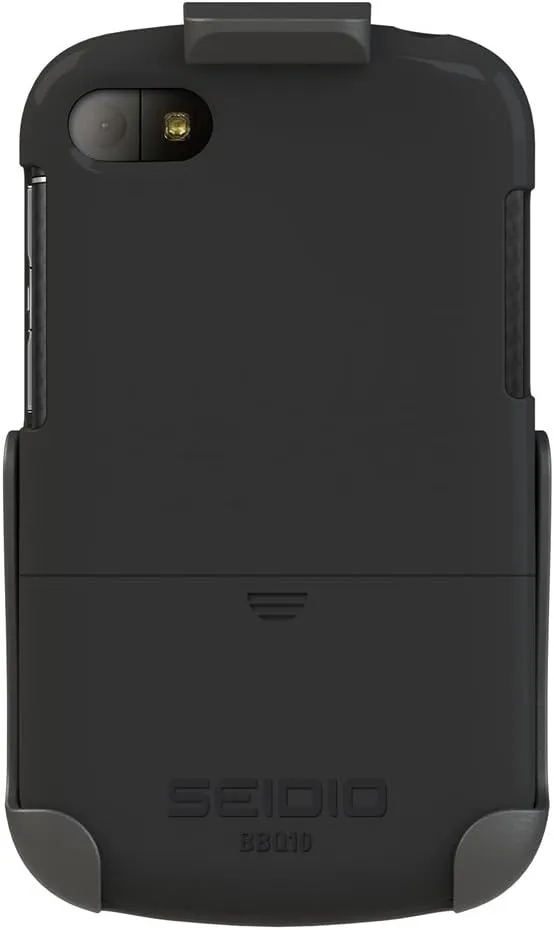 BD2-HR3BBQ10-BK SURFACE Case and Holster Combo for BlackBerry Q10 - Retail Packaging - Black