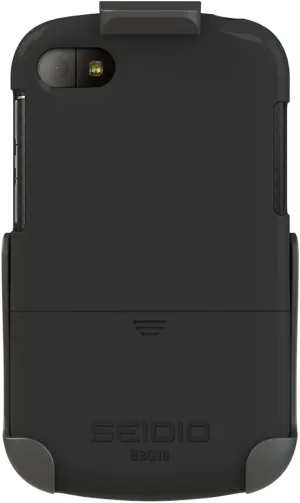 BD2-HR3BBQ10-BK SURFACE Case and Holster Combo for BlackBerry Q10 - Retail Packaging - Black
