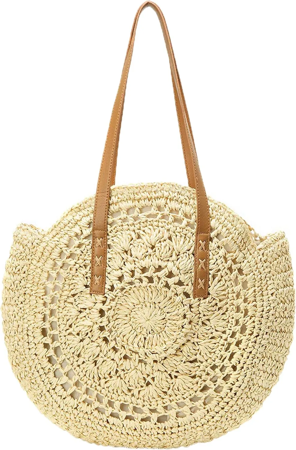 Beach Bags for Women Straw Bag Vacation Summer Large Foldable Straw Beach Bag Tote Woven Shoulder Purse Handbag Beach Gifts