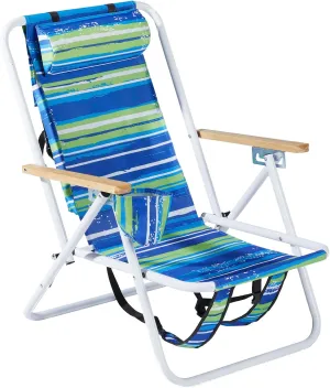 Beach Chair, Lightweight & Folding Beach Chair, Portable Backpack Foldable Camping Chair, Reclining Beach Chairs, Chair for Camping, Lightweight and Portable Foldable Outdoor Camping Chair