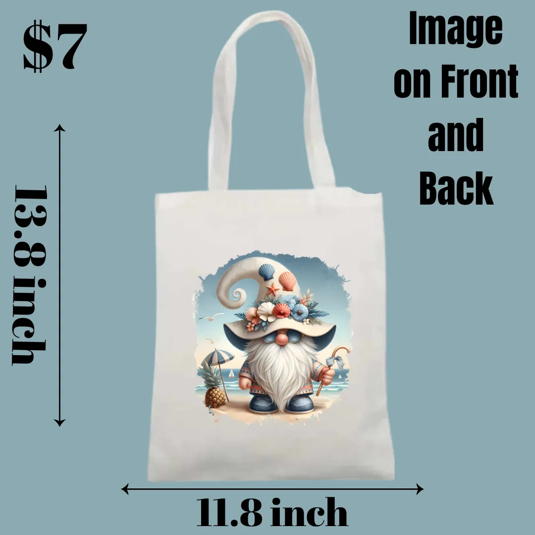 Beach Gnome Tote Bags Collection