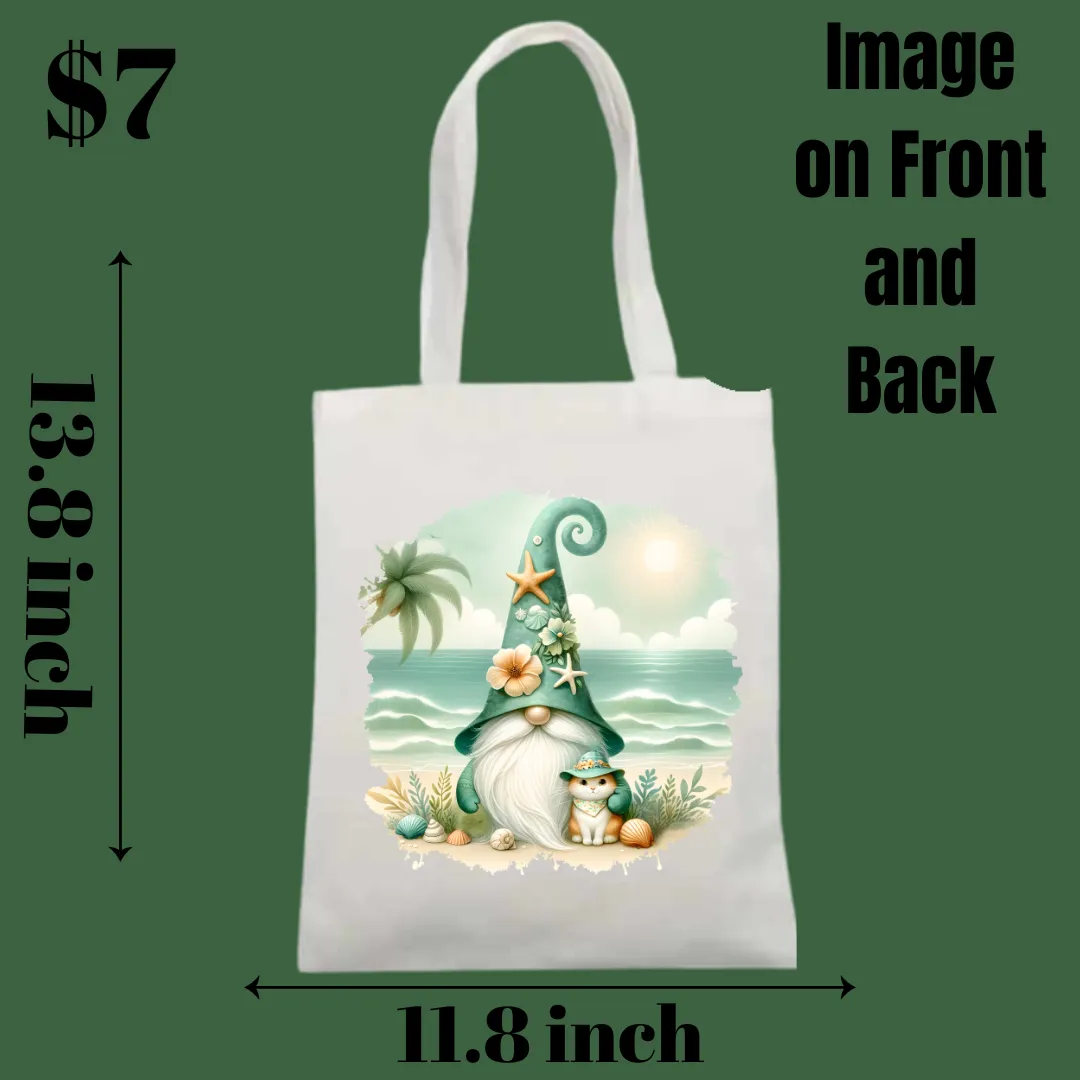 Beach Gnome Tote Bags Collection