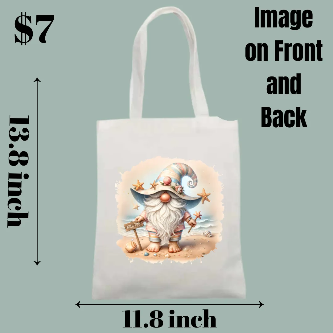 Beach Gnome Tote Bags Collection