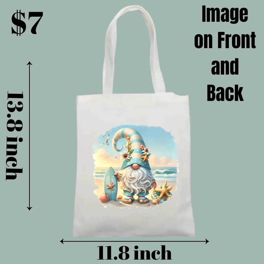 Beach Gnome Tote Bags Collection