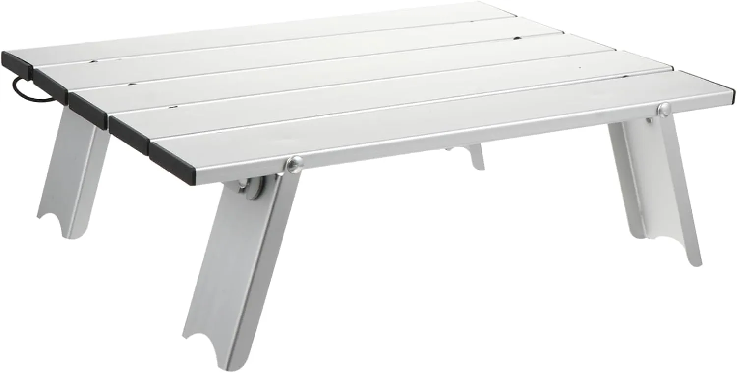 BESTonZON Portable Camping Table Aluminum Folding Picnic Table with Storage Bag Collapsible Design for Easy Carrying for Travel and Home Use