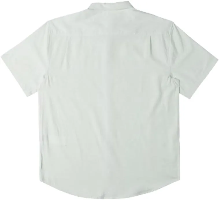 Billabong Men's Sundays Jacquard Short Sleeve Woven Button Down Shirt