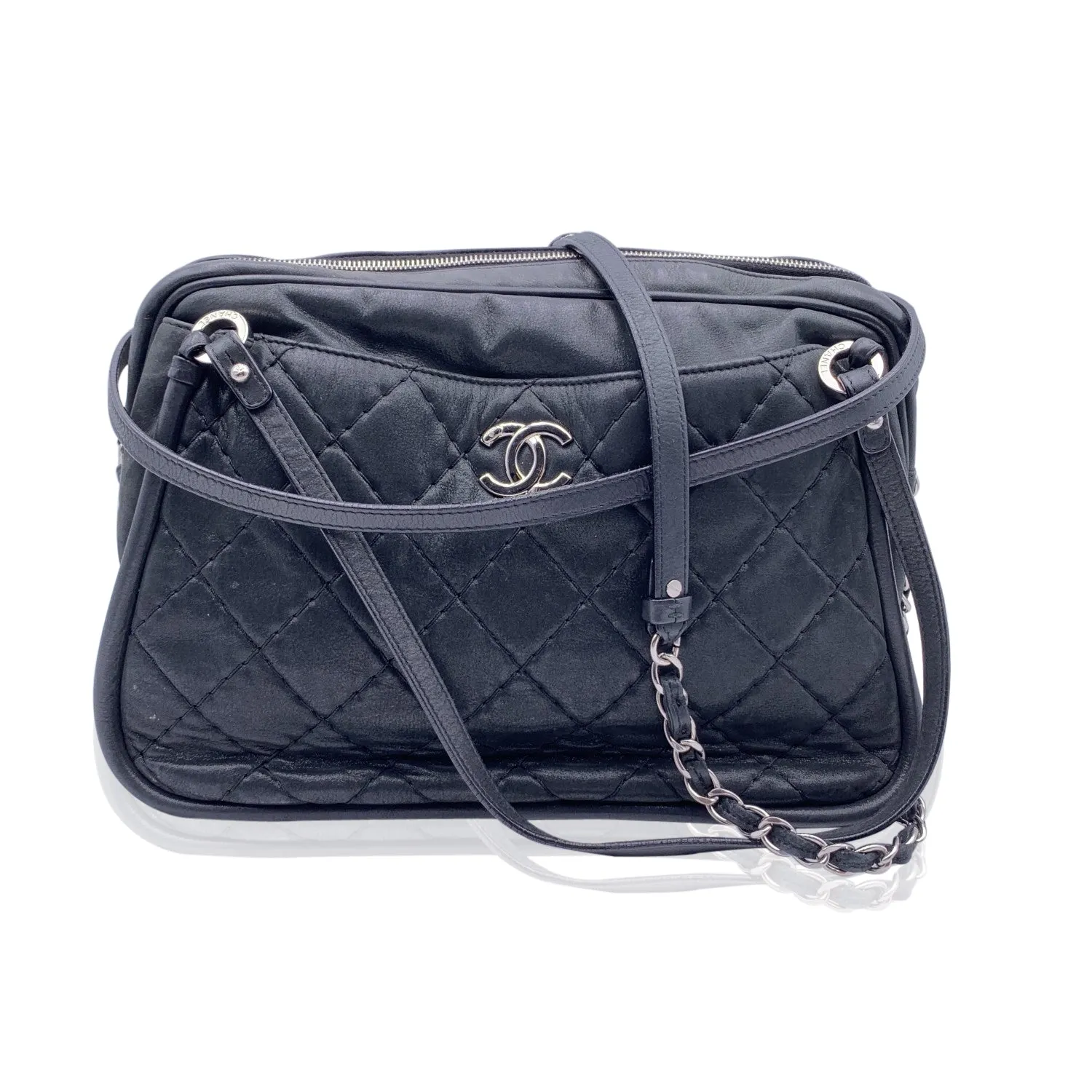 Black Bag Relax Top Quilted Tote Chanel High-capacity functionality User-friendly Shoulder Quality Cc Camera Leather