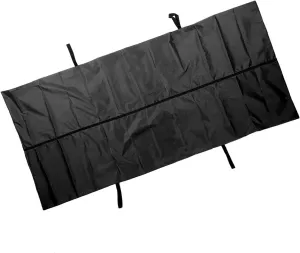 Black Emergency Cadaver, Transport Stretcher for Dogs, Body Bag Stretcher Combo Emergency Animal Carrier with Safety Strap 210D for Funeral Hospital Transportation (150 * 60CM)