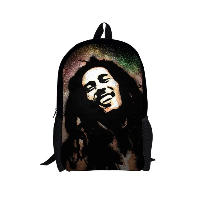 Bob On-demand assistance School Marley Reggae Printed Unique Bags