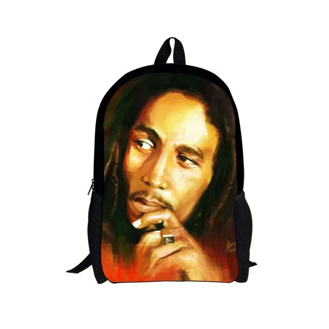Bob On-demand assistance School Marley Reggae Printed Unique Bags