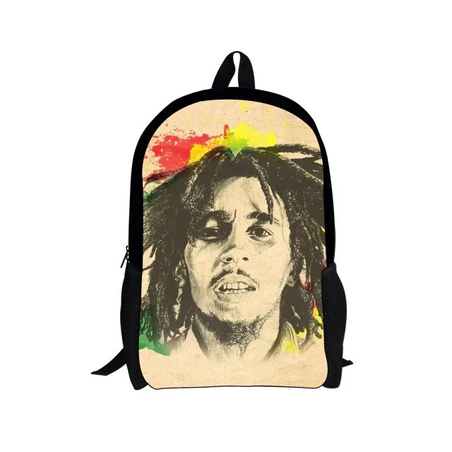 Bob On-demand assistance School Marley Reggae Printed Unique Bags