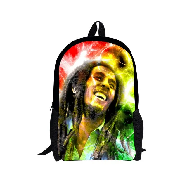 Bob On-demand assistance School Marley Reggae Printed Unique Bags