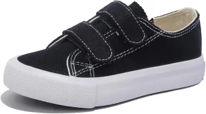 Boys and Girls Low Top Children's Canvas Shoes Solid Color Casual Shoes Start School Season Little White Buckle Sports Shoes