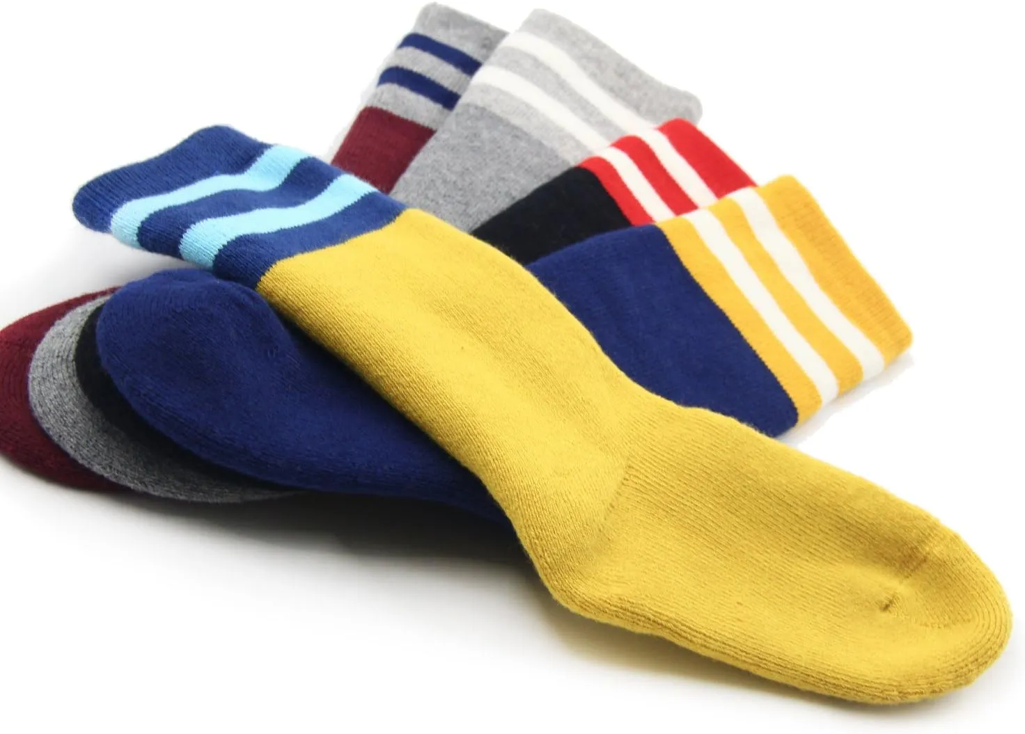 Boys Winter Warm Socks Kids Cotton Crew Socks Cartoon Bear Socks For Boys
