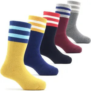 Boys Winter Warm Socks Kids Cotton Crew Socks Cartoon Bear Socks For Boys